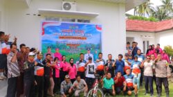 Gowes Kamtibmas di Desa Dangiang, Kapolres Lotara Ajak Warga Jaga Kamtibmas dan Lawan Stunting Melalui Program Gemarikan