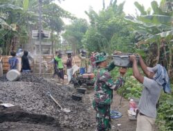 Semangat Warga dan TNI Bangun Jembatan Garuda Inisiasi Presiden Prabowo