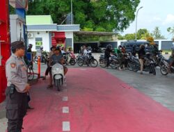 Pastikan Stok Aman, Polsek Labuapi Terjunkan Personel Awasi Distribusi BBM di Wilayah Lombok Barat