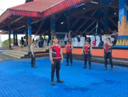 Sat Samapta Kawal Keberangkatan Calon Jamaah Haji Lobar
