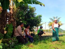 Polsek Labuapi Dorong Petani Karang Bongkot Manfaatkan Lahan