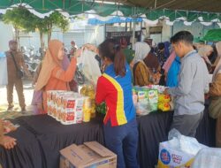Pasar Murah Lombok Barat Hadir Sediakan Sembako Murah Dikawal Ketat Polisi