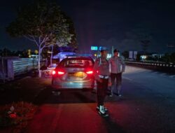 Kejar Rasa Aman Masyarakat, Personel Polsek Labuapi Sisir Titik Rawan Kriminalitas Sepanjang Jalur Bandara