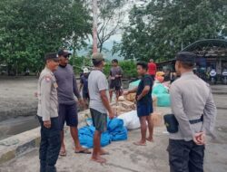 Polsek Pemenang Patroli dan Monitoring Bongkar Muat di Pelabuhan Bangsal