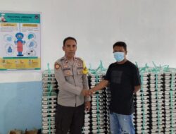 Sukseskan Program Prioritas Presiden RI, Bhabinkamtibmas Polsek Bolo Polres Bima Kabupaten Monitoring SPPG