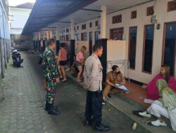 Kolaborasi Babinsa, Bhabinkamtibmas dan Tenaga Kesehatan Jaga Warga Cilinaya