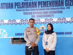 Pastikan keamanan dan kelancaran Operasional, Bhabinkamtibmas Polsek Bolo Monitoring SPPG