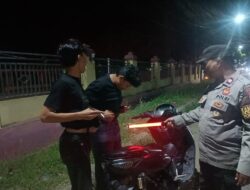 Menangkal Berbagai Pemicu Aksi Kriminalitas di Wilayah Hukumnya Polsek Woha Gencarkan Razia dan Sweeping