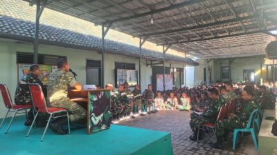 Pengarahan Humanis Dandim 1606 Bangun Prajurit Tangguh dan Loyal