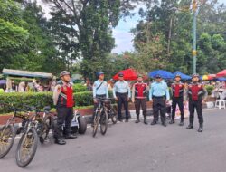 Patroli Direktorat Pamobvit Polda NTB di CFD Udayana, Pastikan Keamanan dan Kenyamanan Masyarakat
