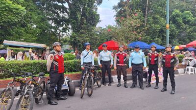 Patroli Direktorat Pamobvit Polda NTB di CFD Udayana, Pastikan Keamanan dan Kenyamanan Masyarakat