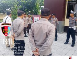 Propam Polres Lombok Utara Sosialisasikan Whistle Blowing System di Polsek Tanjung