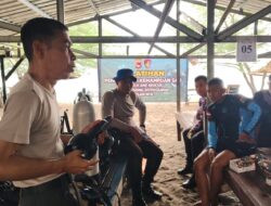 LATIHAN SAR DI PANTAI CEMARA, DITPOLAIRUD POLDA NTB ASAH TEKNIK PENYELAMATAN DI LAUT