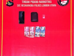 Satresnarkoba Polres Lombok Utara Ringkus Dua Pelaku Narkotika, Bandar Sabu DPO Berhasil Ditangkap di Mataram