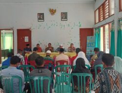 Hadiri Rakor Tindak Lanjut Problematika Tingkat Kecamatan Donggo ini Penyampaian Kapolsek Donggo