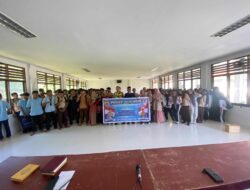 SAT LANTAS “MASUK KELAS” DI SMKN 1 GANGGA, REMAJA DIAJAK STOP BALAP LIAR DAN KNALPOT BRONG