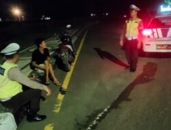 Antisipasi Kriminalitas Malam, Polisi Sisir Bypass BIL Lombok Barat