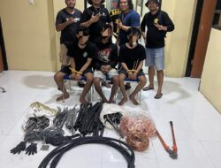 Polisi Amankan Barang Bukti Kabel PLN Hasil Curian di Lombok Barat