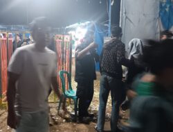 POLSEK BAYAN KAWAL “RONA-RONA” DI PASAR ANYAR, HIBURAN RAKYAT BERLANGSUNG AMAN