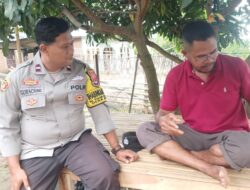 Sambang Kamtibmas Humanis, Bhabinkamtibmas Polsek Donggo Edukasi Warga Binaannya Jaga Stabilitas Kamtibmas