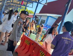 Polsubsektor Gili Indah Pos Gili Trawangan Laksanakan Patroli Dermaga Jaga Situasi Kamtibmas