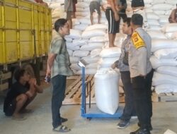 Kawal Ketat Distribusi Jagung 16 Ton, Cara Polsek Gerung Jaga Stabilitas Ketahanan Pangan
