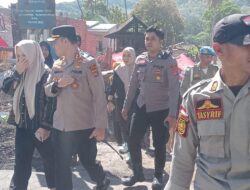 Kapolres Bima Kabupaten Dampingi Kunker Wakil Gubernur NTB di Lokasi Kebakaran Desa Lido