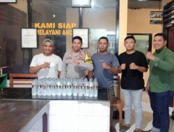 Operasi Pangkas Biang Kerok Keresahan Masyarakat, Polsek Bolo Gagalkan Peredaran 50 Botol Miras Jenis Arak Bali