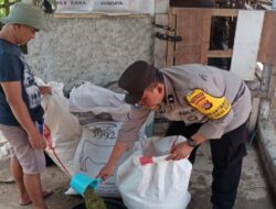 Bhabinkamtibmas Gerung Ajak Warga Sulap Lahan Tidur