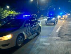 Polres Lobar Gelar Patroli Strong Point Skala Besar