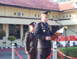 Kapolres Bima Kabupaten AKBP Muhammad Anton Bhayangkara Gaisar S.I.K.,MH, Memimpin Upacara Hari Lahir Pancasila Ke-81