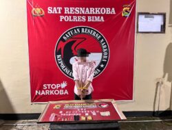 “Zero tolerance in the war on drugs” Satresnarkoba Polres Bima Ringkus Terduga Pengedar Narkoba Asal Desa Rade