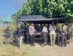 Polsek Monta, Menggelar Patroli Tempat Wisata Pantai Di wilayah Selatan Kecamatan Monta