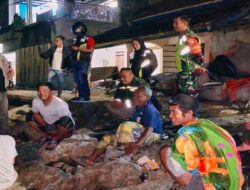 Babinsa dan Warga Perkuat Kewaspadaan Ancaman Gelombang