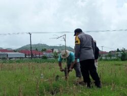 Polsek Labuapi Ajak Warga Karang Bongkot Mandiri Pangan