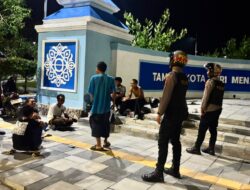 Patroli Presisi Polres Lombok Barat Amankan Kawasan Gerung