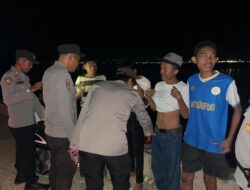 Memastikan Kondusifitas Wilayah, Polsek Soromandi Polres Bima Kabupaten Menggelar Patroli Strong Point