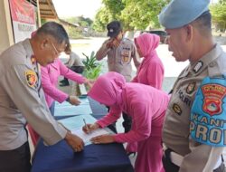 Polres Bima Perkuat Pengawasan Internal, Personel Polsek Sanggar Teken Pakta Integritas