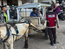 Patroli Objek Vital, Polsek Pemenang Tingkatkan Keamanan di SPBU Pemenang Timur