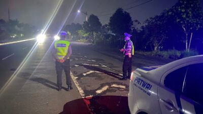 Aksi Satlantas Polres Lombok Barat Patroli Bypass BIL 2