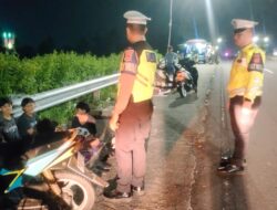 Cegah Balap Liar, Polres Lombok Barat Gencarkan Patroli di Jalur Bypass