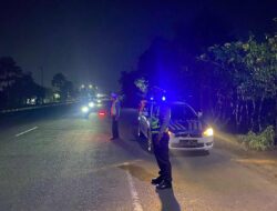 Polres Lombok Barat Gelar Patroli Malam di Jalur Bypass BIL 2