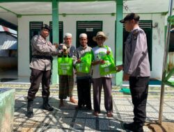Wujud Rasa Syukur di Hari Bhayangkara Ke-80, Polsek Parado Salurkan Bantuan Sambangi Lansia dan Warga Kurang Mampu dan Bakti Religi.