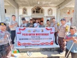 Momentum Hari Bhayangkara Ke-80, Polsek Donggo Laksanakan Bhakti Religi, Pengurus Masjid Al-Amin: Terimakasih Polisi