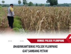 Polri Dukung Astacita, Polsek Rengel Polres Tuban Turun Cek Tanaman Jagung Warga di Desa Maibit