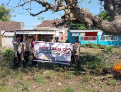 Menjelang Hari Bhayangkara ke-80, Polseksubsektor Palibelo Gelar Baksos Bersihkan Area TPU di Desa Belo