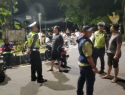 Bundaran Penas Ramai, Polres Lombok Barat Antisipasi Kemacetan