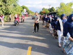 Polsek Gangga Amankan Rombongan Nyongkolan Leong Tanjung, Jalan Menuju Segara Katon Lancar