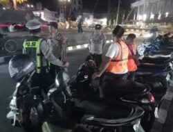 Patroli Blue Light Polsek Tanjung Sapu Wilayah Hukum, Cegah 3C + Antisipasi Cuaca Ekstrim