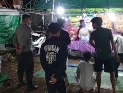 Polsek Khayangan Amankan Pasar Rakyat Rona-Rona, 200 Pengunjung Hiburan Aman Sampai Selesai